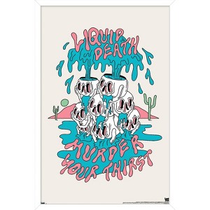 Trends International Liquid Death - Death Valley Framed Wall Poster Prints - 1 of 4