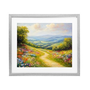 Stupell Industries Bright and Sunny Wildflowers Framed Print Under Glass - 1 of 4