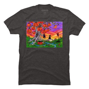 Men's Design By Humans WAITING FOR HALLOWEEN By Buddyforme T-Shirt - 1 of 4