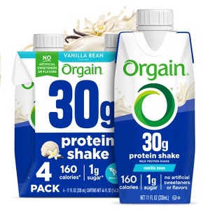 Orgain 30g Protein Shake - Vanilla - 4pk/11 fl oz - 1 of 4