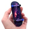 Teak Tuning Pro 34mm Fingerboard Complete - 5 Ply Wood Deck with Pro Trucks - Galaxy Edition - 2 of 2