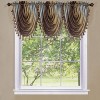 GoodGram Royal Ombre Crushed Semi Sheer Complete 6 Pc. Window Curtain & Valance Set - 3 of 4