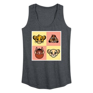 Women's - Disney - The Lion King Graphic Racerback Tank - 1 of 4