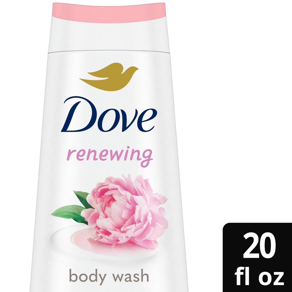 Photos - Shower Gel Dove Renewing Body Wash - Peony & Rose Oil - 20 fl oz
