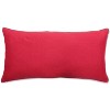 14"x26" Oversized 'Most Wonderful Time of the Year' Lumbar Pillow Cover: Metallic Snowflakes, Zipper Closure - Pillow Perfect - 2 of 4