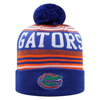 NCAA Florida Gators Men's Rupture Knit Cuffed Beanie with Pom