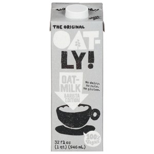 Oatly Oatmilk Barista Edition Non-Dairy Milk Shelf Stable - 32oz - 1 of 4