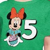 Girls' - Disney - Minnie Birthday 5 Short Sleeve Graphic T-Shirt - 2 of 4