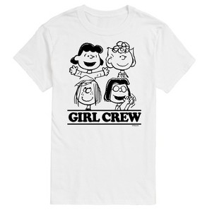 Men's - Peanuts - Girl Crew Short Sleeve Graphic T-Shirt - 1 of 4