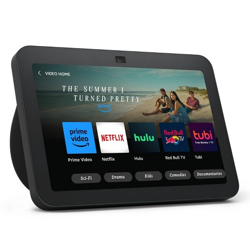 Echo Show 8 (2nd Gen, 2021 release) - Charcoal - with 30-day FREE trial of  Alexa Together (monthly auto-renewal)