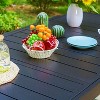 7pc Patio Dining Set with Expandable Steel Table & Metal Padded Arm Chairs - Captiva Designs: Weather-Resistant, Rust-Resistant - 3 of 4