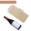 Unique Bargains Wine Bags with Drawstrings Reusable Khaki 1 Pc - image 3 of 4