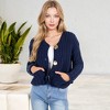 Anna-Kaci Women's Chunky Knit Cardigan with Statement Button Front and Deep Pockets - 3 of 4
