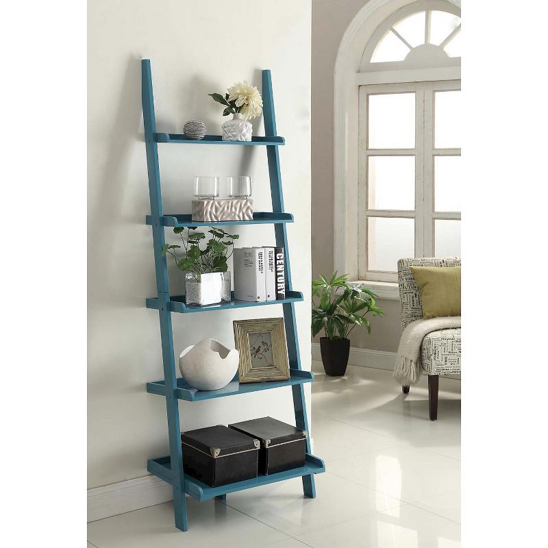 72.25" French Country Bookshelf Ladder - Breighton Home, 4 of 9