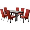 Kings Brand Furniture Pentam Faux Leather Upholstery Kitchen Dinette Dining Room Side Chairs, Set of 2 - 3 of 4