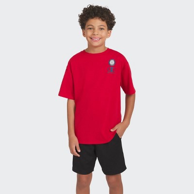 Champion Boys' Oversized Graphic T-Shirt - Red M — фото 2