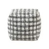 XIYUYEU Simple Upholstery Square Pouf Ottoman Chair,Small Ottoman Stool Bean Bag for Living Room,Bedroom - 3 of 4