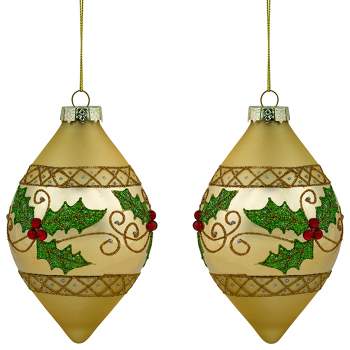 Kalalou - Set of Six Felt Christmas Ornaments - CHB2342