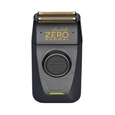 GAMMA+ Absolute Zero Professional Finishing Foil Men's Shaverwith Built-in Retractable Trimmer