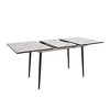 NicBex 47"-63" Dining Table Set for 4 Modern Extendable White Dining Table with 4 Chairs for Dining Room, Gray - 4 of 4