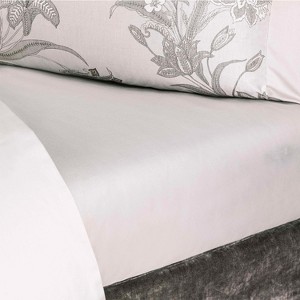 Togas Beatriche Grey Flat Sheet Super King - 1 of 2