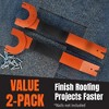 Impresa 2-Pack Shingle Nail Puller for Roof Shingle Repair, Steel Nail Remover Tool to Easily Remove and Install Roofing Nails - 4 of 4