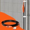 VEVOR Pipe Heating Cable, 9FT 7W/FT Heat Tape for Pipes with Built-in Thermostat, Water Pipe Heat Cable Protects PVC Hose, Black - 2 of 4