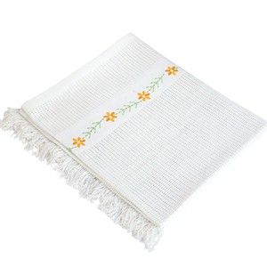 Slickblue Chrysanthemum Thermal Blanket, 31.5"x55.1", Soft Cotton, Cellular Weave, Cozy & Breathable for All Seasons - 1 of 3