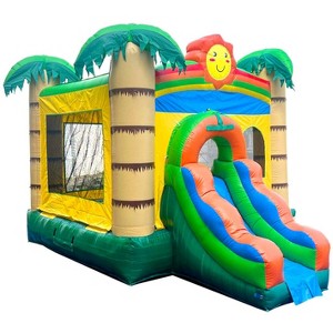 Pogo Bounce House Crossover Bounce House with Slide, No Blower - 1 of 4