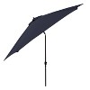11' x 11' Aluminum Market Polyester Umbrella with Crank Lift - Astella - 3 of 4