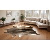 HomeRoots 6' X 7' Brown Cowhide Hand Knotted Area Rug - 2 of 4