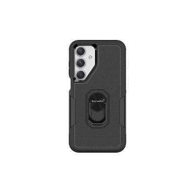 SaharaCase Raider Phone Case for Galaxy S25+ Shock Absorbing Scorpion Black (CP00752)
