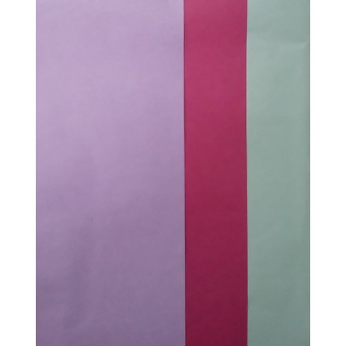 3 Step Banded Tissue Paper Purple/pink/turquoise - Spritz™ : Target