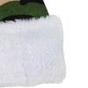 Northlight  Adult Camouflage Christmas Santa Hat  - One Size - Green and White - 2 of 4