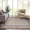 Modern Geometric Area Rug, Machine Washable, Textured Line Pattern, Fold-Able Rug, High-End Versatile Design - 3 of 4