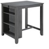 Okak Kitchen Table Counter Height Dining Table with USB Charging Ports and Shelves for Dining Room, Kitchen - 4 of 4