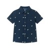 Andy & Evan  Toddler Navy Limes Seersucker Buttondown Shorts Set - 3 of 4
