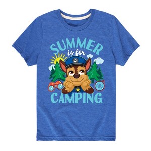 Boys' - Paw Patrol - Summer Is For Camping Short Sleeve Graphic T-Shirt - 1 of 4