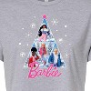 Women's - Barbie - Holidays & Christmas Cropped Graphic T-Shirt - 2 of 4
