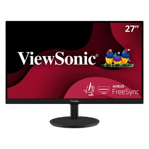 ViewSonic VA2747-MHJ 27 Inch Full HD 1080p Monitor with Advanced Ergonomics, Ultra-Thin Bezel, AMD FreeSync, 100 Hz, Eye Care, HDMI, VGA Inputs for - 1 of 4