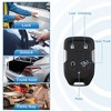 Unique Bargains Car Key Fob Shell 5 Button Remote Control Key Case Shell Keyless Entry Housing Replacement Black for GMC Sierra 2019-2020 - 2 of 4