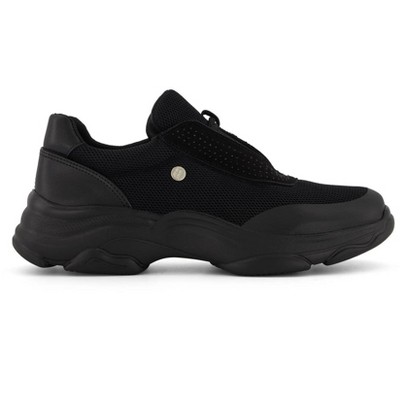 Женские кроссовки Andrea Casual Sneakers with Rhinestone Detail 67626, Black, 8 — фото 3