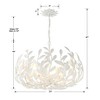 Crystorama Lighting Broche 6 - Light Chandelier in  Matte White - 2 of 4
