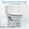 CuisinSmart Toilet Seat with Built-In Potty Training Seat, Toilet Seat with Toddler Seat, Magnetic Kids Toilet Seat - 2 of 4