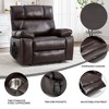 PAGED Power Lift Recliner Chair, Heating Massage Chair with Cup Holder and Side Pocket, Chenille Accent Chair for Bedroom, Living Room - 4 of 4