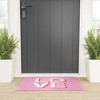 April Lane Art Love Pink 30" x 20" Welcome Mat - Society6 - 2 of 3