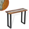 Console Table Teak 39.4"x13.8"x29.5" - 2 of 4