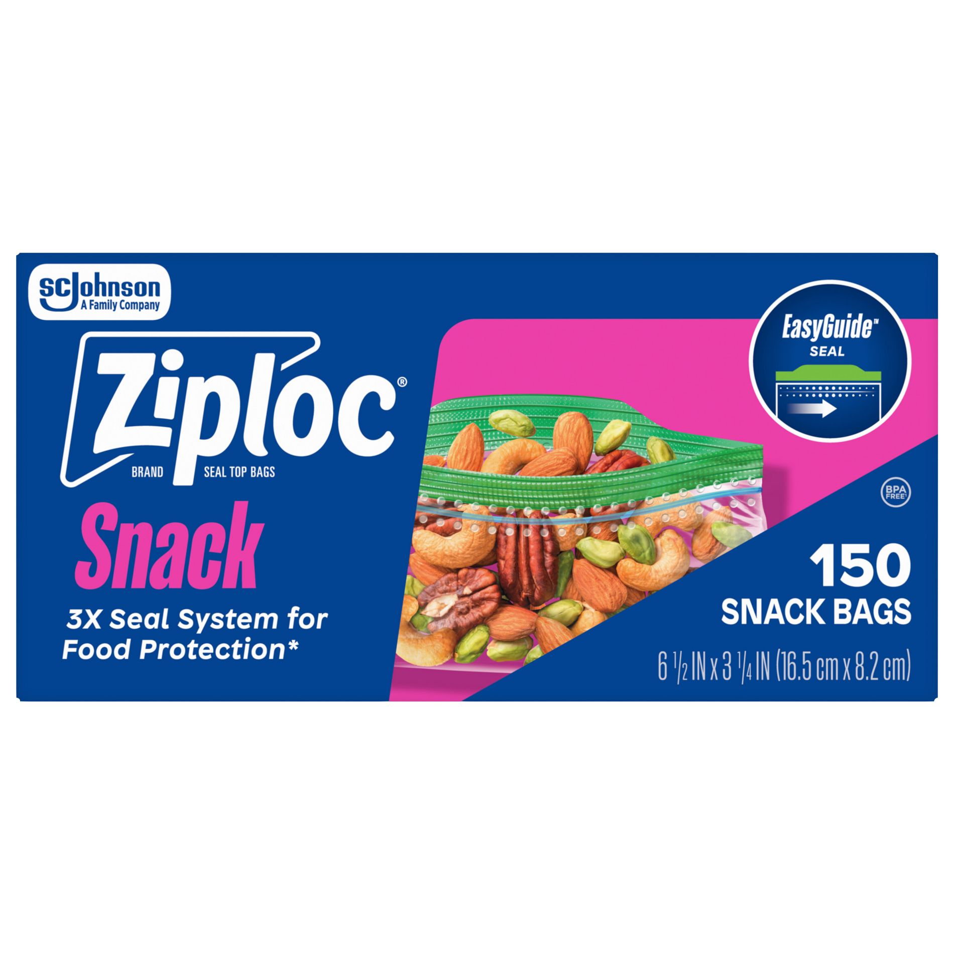 Ziploc Storage Snack Bags