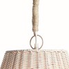 Plum & Post Linette Rattan Ceiling Pendant Small Lamp - 2 of 4