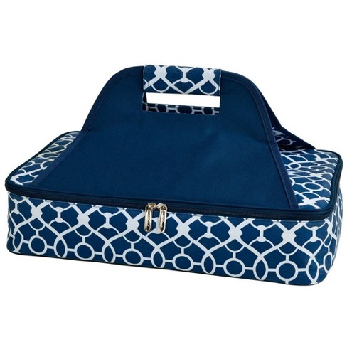 Foil Decor Casserole Carrier- Navy – The Cottage Basket